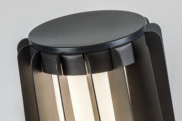 Rabalux 77207 LED zahradní sloupek Tamarite | 12W integrovaný LED zdroj | 800lm | 4000K | antracit