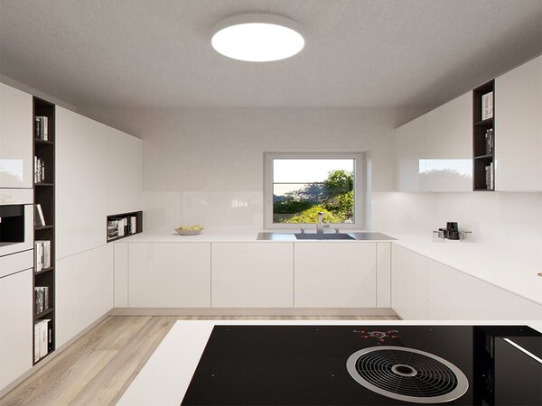 Led2 Stropní LED svítidlo RINGO 60 cm Barva: Černá, Stmívání, řízení: ON/OFF (bez stmívání)