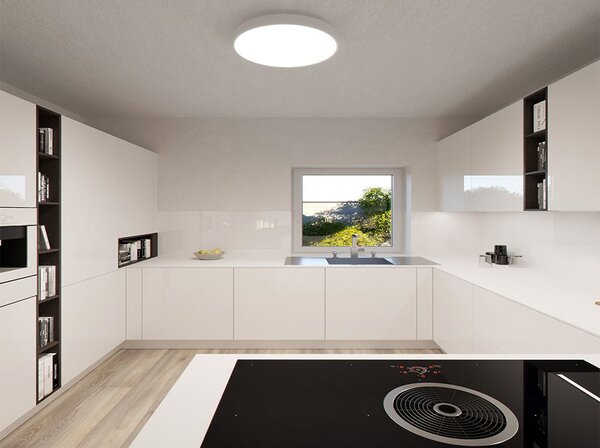 Led2 Stropní LED svítidlo RINGO 45 cm Barva: Bílá, Stmívání, řízení: DALI/PUSH