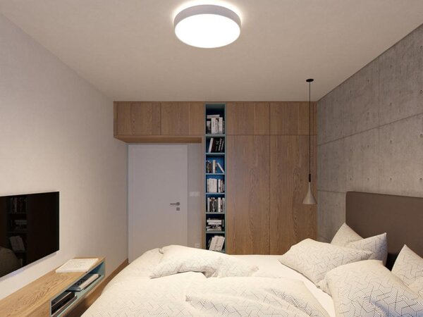 Led2 Stropní LED svítidlo RINGO 45 cm Barva: Bílá, Stmívání, řízení: DALI/PUSH