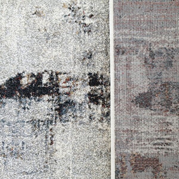 Kobercový ráj Moderní kusový koberec Sienna 05 Abstraktní šedý Rozměr: 120x170 cm