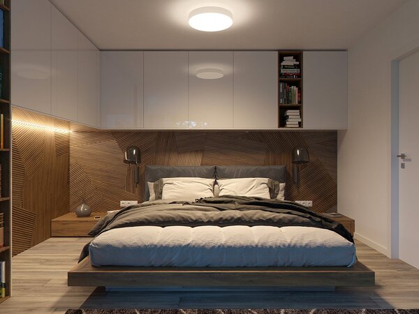 Led2 Stropní LED svítidlo RINGO 45 cm UP/DOWN Barva: Černá, Stmívání, řízení: TRIAC