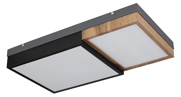 Globo 67286-30 - LED Stropní svítidlo GUNDI LED/30W/230V hnědá/černá