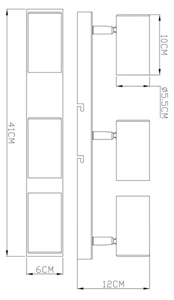 Globo GLB57911-3GO bodové stropní svítidlo ROBBY GU10