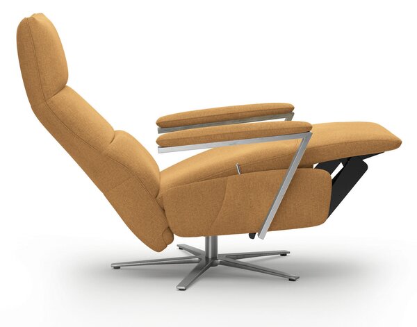 RELAXAČNÍ KŘESLO, textil, hořčicově žlutá Sit & More - Online Only křesla & taburety, Online Only