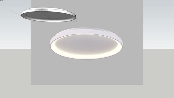 Led2 Stropní LED svítidlo BELLA SLIM ø 78 cm Barva: Černá, Teplota světla: 3000K/4000K, Stmívání, řízení: TRIAC (lze použít i bez stmívání)