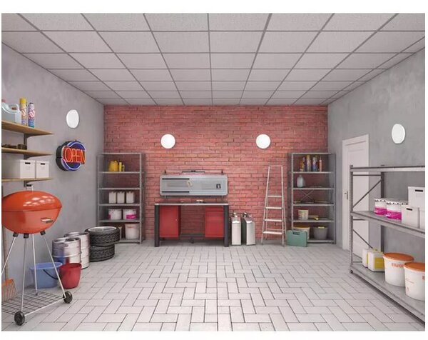 Emos lighting LED přisazené svítidlo TORI, ø 220 mm/d. 220 mm, 15W, IP54 Teplota světla: 3000K - teplá bílá, Tvar: Kulaté
