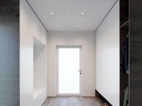 Led2 Zápustné LED svítidlo RAY M ø 7,5 cm, IP44 Barva: Bílá, Stmívání, řízení: DALI/PUSH