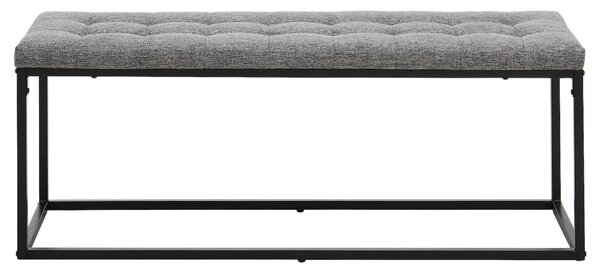 SEDACÍ LAVICE, kov, textil, 120/47/42 cm Xora - Taburety