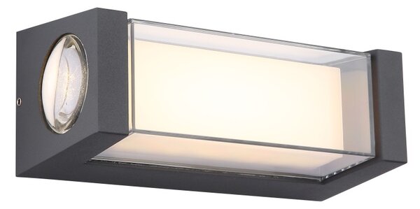 Globo GLB34316 LED venkovní nástěnné svítidlo PLIXON | 12W integrovaný LED zdroj | 1093lm | 3000K