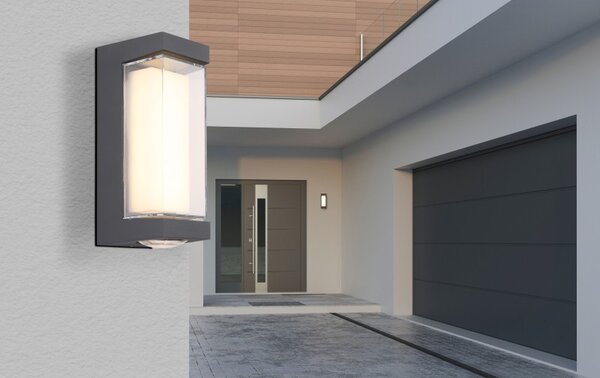Globo GLB34316 LED venkovní nástěnné svítidlo PLIXON | 12W integrovaný LED zdroj | 1093lm | 3000K
