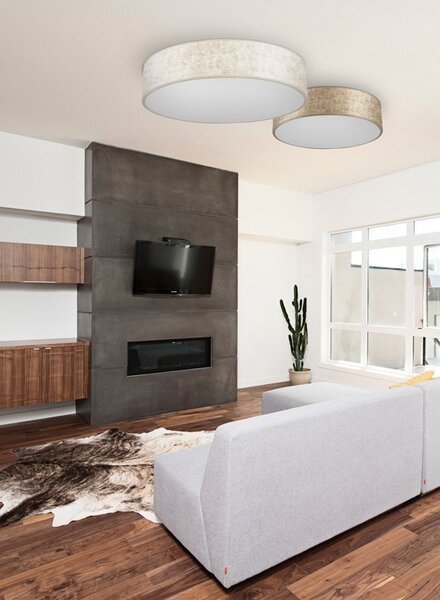 Palnas Stropní LED svítidlo RENY ø 40 cm Barva: Černá, Teplota světla: 3000K - teplá bílá, Stmívání, řízení: ON/OFF (bez stmívání)