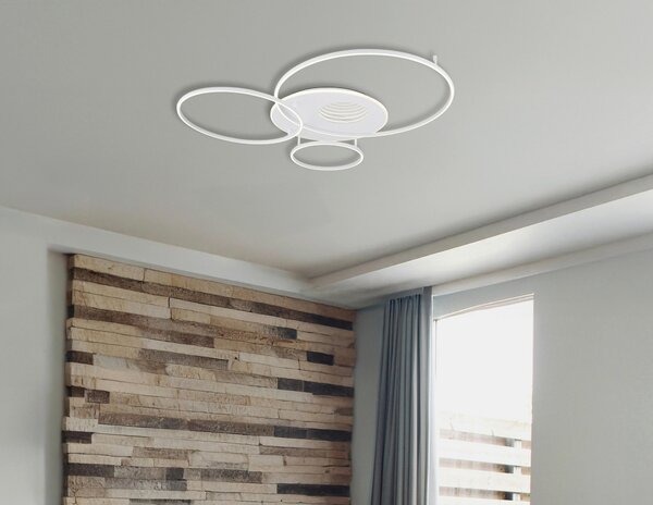 STROPNÍ LED SVÍTIDLO, 126,4/105,3/13 cm Globo - Online Only svítidla, Online Only
