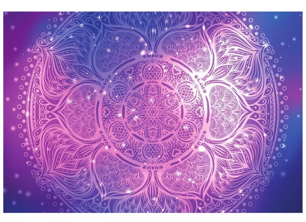 Tapeta indická Mandala s galaktickým pozadím
