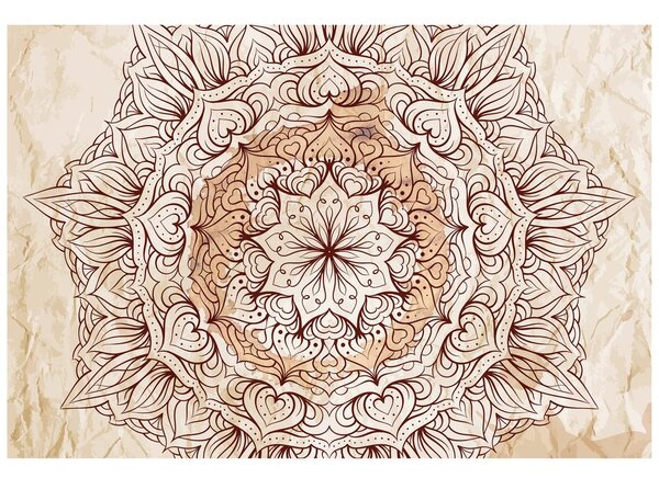 Tapeta abstraktní etnická Mandala