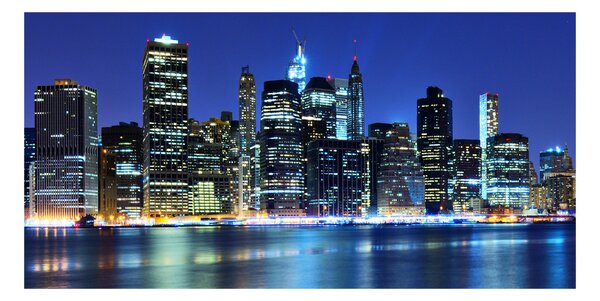 Foto obraz skleněný horizontální Manhattan New York osh-53810916