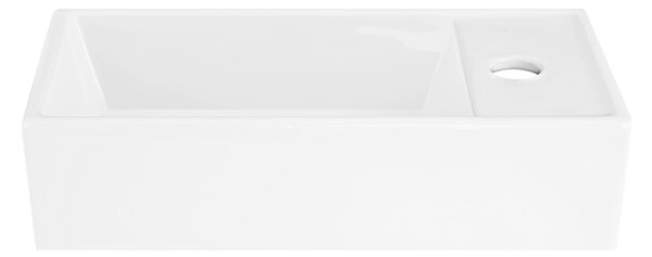 Gamma Pako, umyvadlo na desku 410x220x110 mm, bílá lesklá, GMA-UC-PAKO