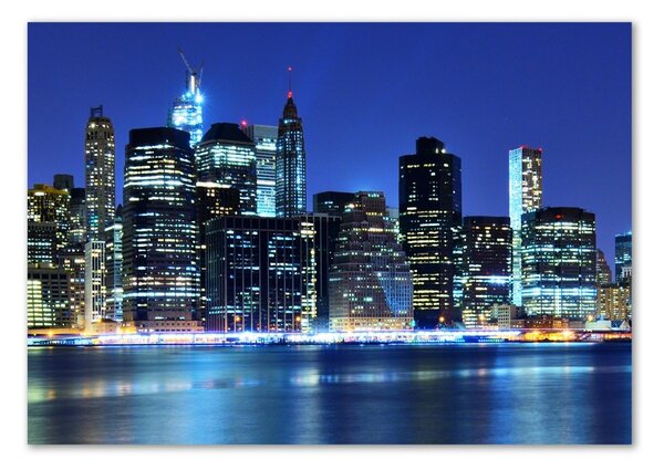 Foto obraz skleněný horizontální Manhattan New York osh-53810916