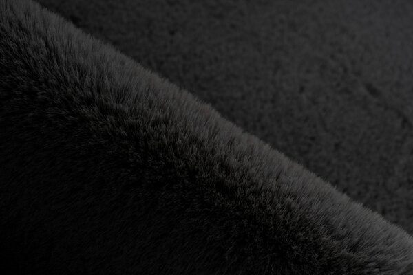 UMĚLÁ KOŽEŠINA, 60/180 cm, antracitová - Online Only koberce & rohožky, Online Only