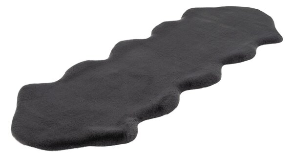 UMĚLÁ KOŽEŠINA, 60/180 cm, antracitová - Online Only koberce & rohožky, Online Only