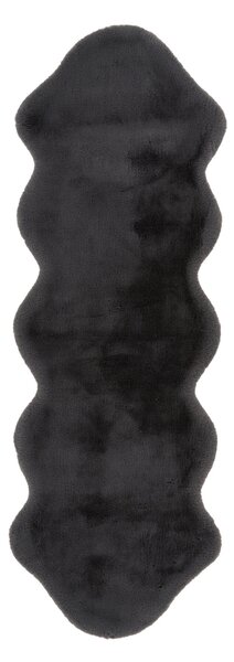 UMĚLÁ KOŽEŠINA, 60/180 cm, antracitová - Online Only koberce & rohožky, Online Only