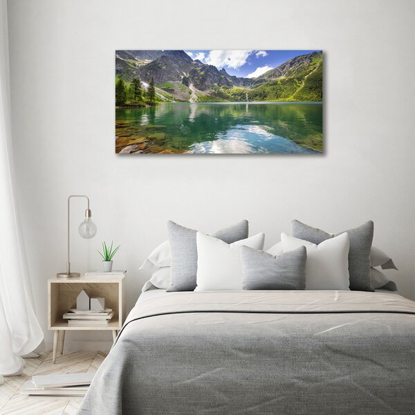 Moderní obraz canvas na rámu Mořské oko Tatry oc-54050852