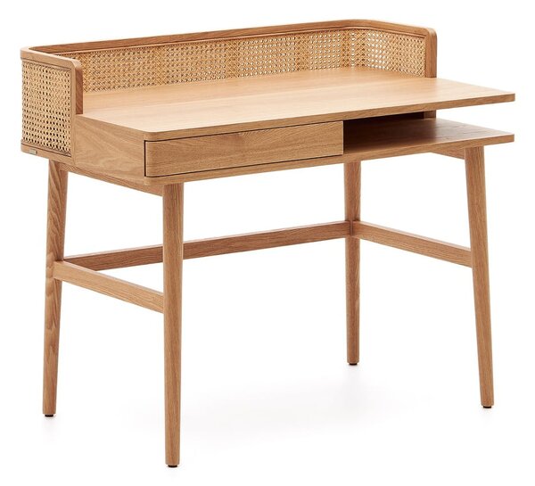 Pracovní stůl v dekoru jasanu 62x105 cm Araxi – Kave Home