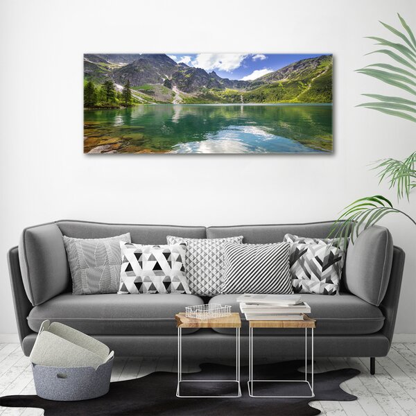 Moderní obraz canvas na rámu Mořské oko Tatry oc-54050852