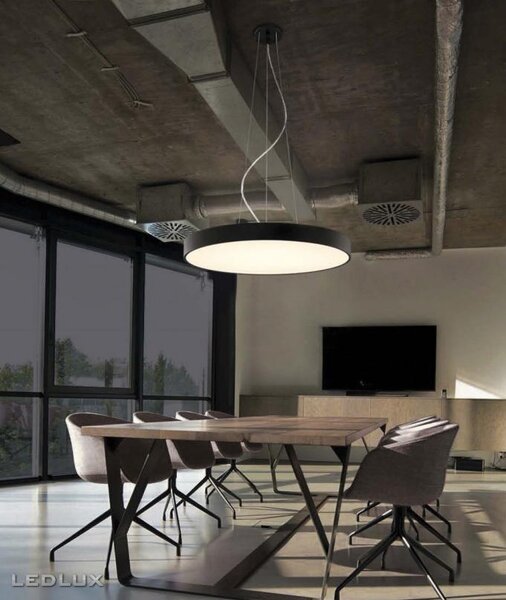 ACB Iluminacion Stropní LED svítidlo LISBOA 31,5W + 5W, ø 40 cm, CCT 3000-4000K Stmívání, řízení: ON/OFF, Barva materiálu: Bílá