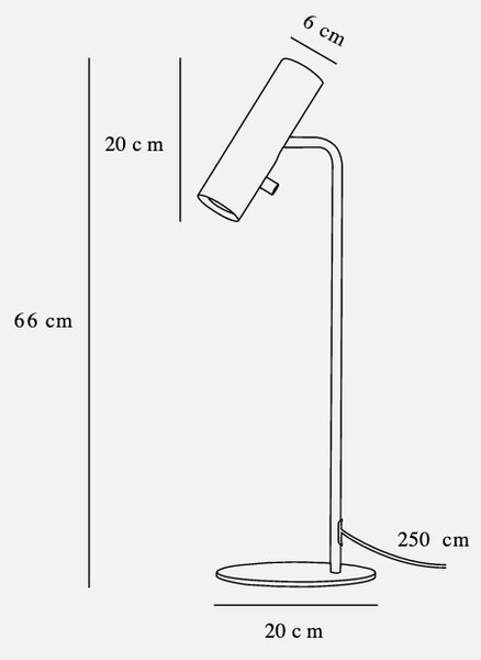 Nordlux Stolní lampa Mib 6 Barva: Bílá