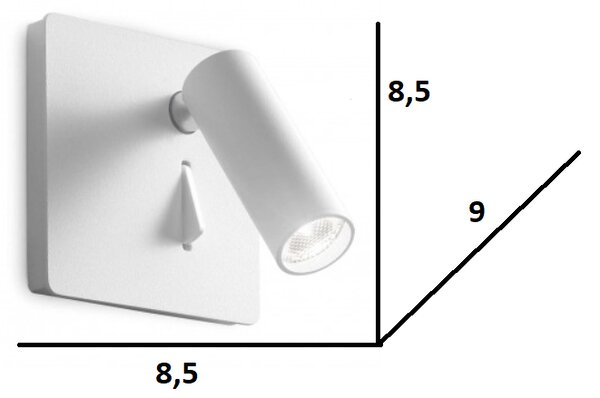 Ideal Lux Nástěnné svítidlo LED Lite AP Barva: Bílá