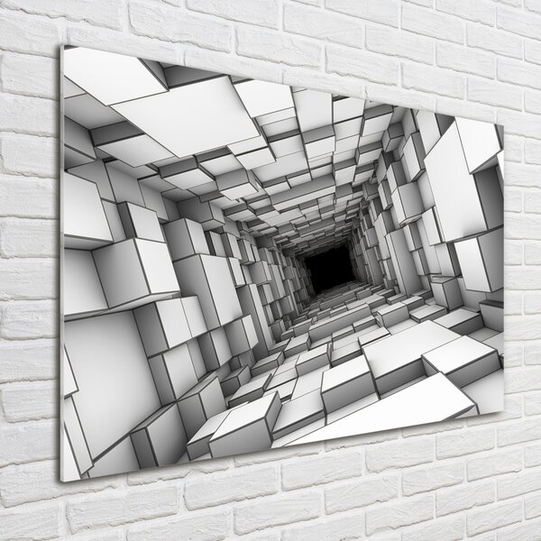 Fotoobraz na skle Tunel z krychlí osh-55216784