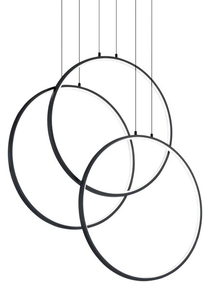 Ideal Lux Závěsné svítidlo Frame sp cerchio Barva: Černá