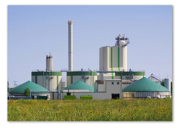 Foto obraz fotografie na skle Bioplynová stanice osh-55450466