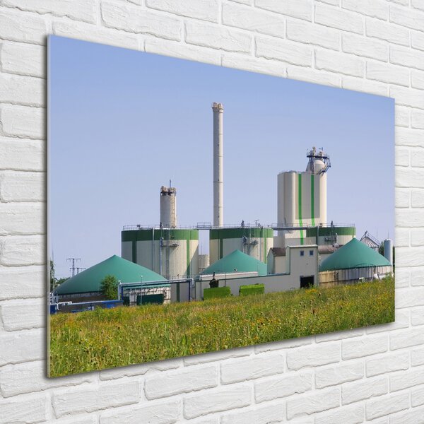 Foto obraz fotografie na skle Bioplynová stanice osh-55450466