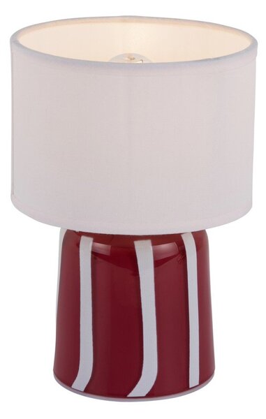 Červená kovová LED stolní lampa (výška 20 cm) Verano LED – Leitmotiv