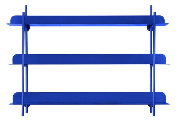 Modrá patrová kovová police 60 cm Cool Retro – PT LIVING