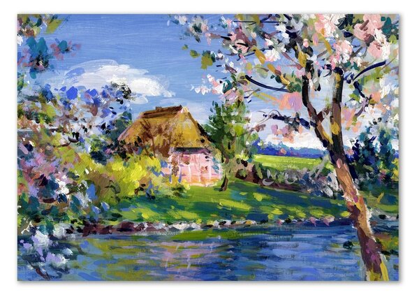 Fotoobraz na skle Jarní příroda osh-55763445