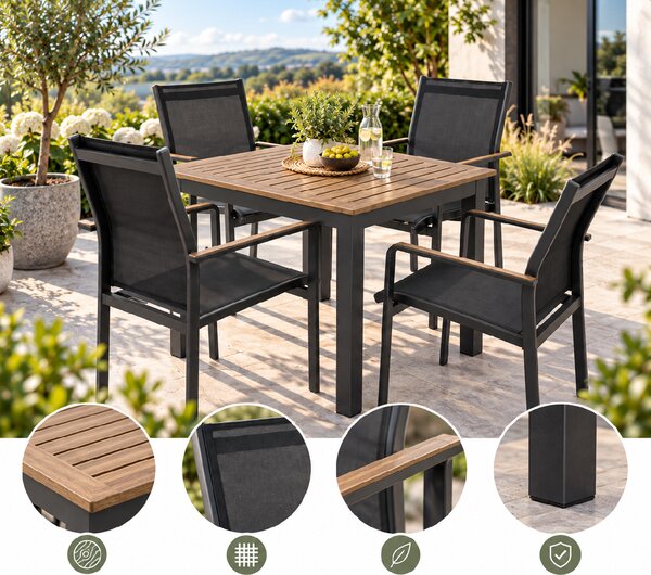 Doppler EXPERT WOOD Plus zahradní sedací souprava 4+1