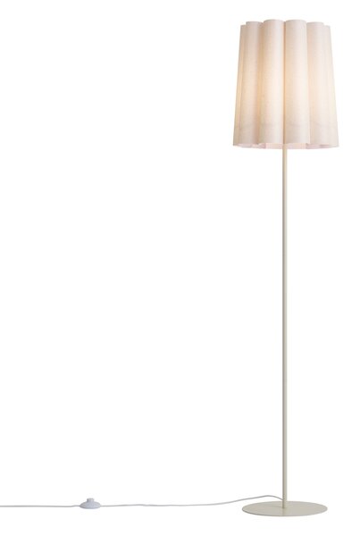 Japandi stojací lampa béžová s látkovým stínidlem 160 cm - Jenni
