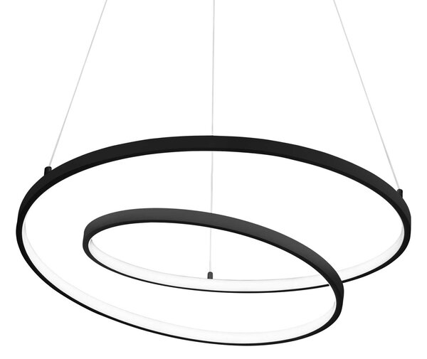 Ideal Lux LED Závěsné svítidlo Oz sp Ø 80 Barva: Černá, Stmívání, řízení: ON/OFF (bez stmívání)