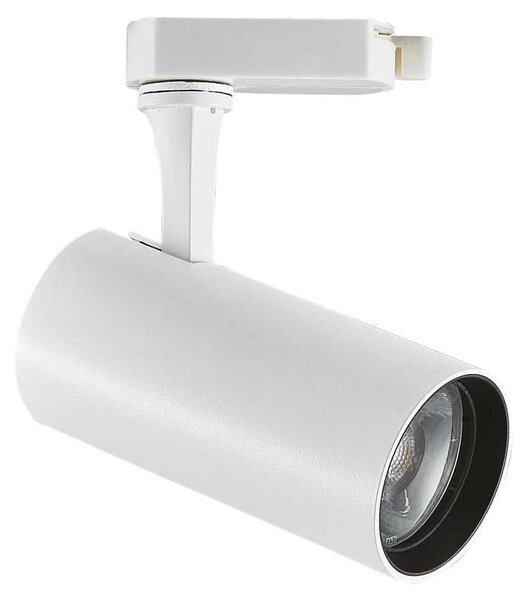 Ideal Lux Nastavitelný kompaktní LED reflektor FOX 8W, CRi 80 Teplota světla: 3000K - teplá bílá, Barva materiálu: černá