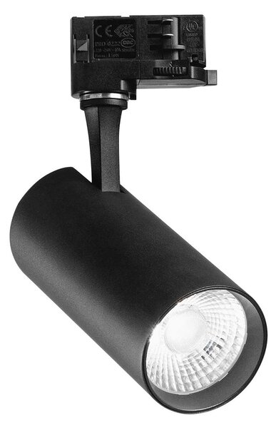 Ideal Lux Nastavitelný kompaktní LED reflektor FOX 25W CRI90 Barva: Černá, Teplota světla: 4000K - denní bílá, Stmívání, řízení: ON/OFF (bez stmívání)