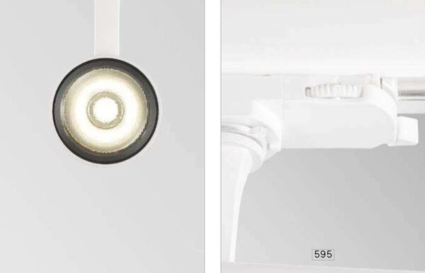 Ideal Lux Nastavitelný kompaktní LED reflektor FOX 15W, CRi 80 Teplota světla: 4000K - denní bílá, Barva materiálu: Bílá
