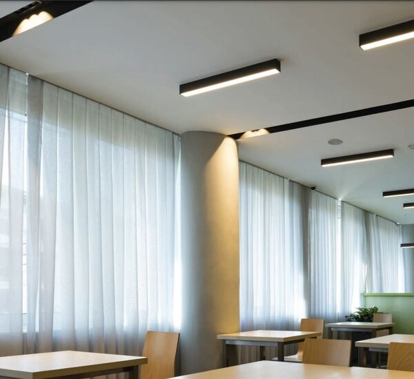 Led2 Stropní lineární LED svítidlo LINO 90 cm, 3CCT Stmívání, řízení: ON/OFF (bez stmívání), Barva svítidla: bílá, Difuzor: Prizmatický
