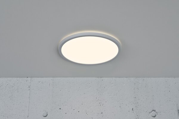 Stropní svítidlo Nordlux Oja, Ø29,4 /42,4cm 2700K IP54, se senzorem Průměr: Ø 42,4 cm