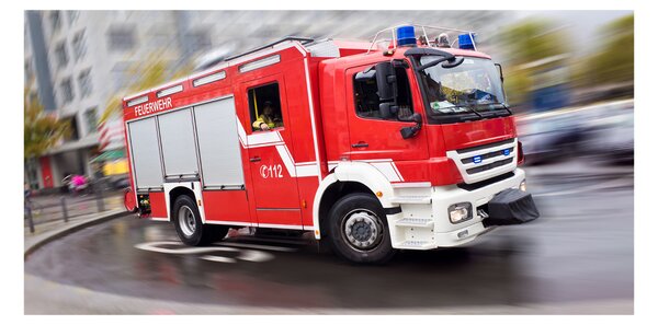 Foto obraz sklo tvrzené Hasičské vozidlo osh-56994043