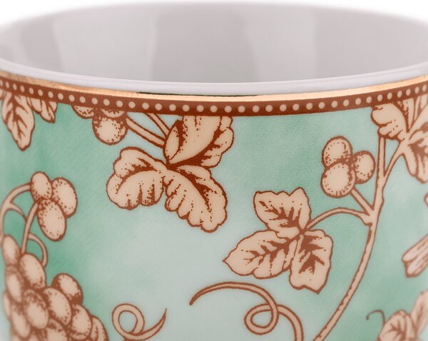 TEMPO-KONDELA DONATELLA TURQUOISE, jídelní souprava, set 20 ks, porcelán