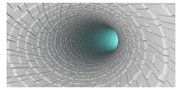 Foto obraz skleněný horizontální Tunel 3D osh-57665681