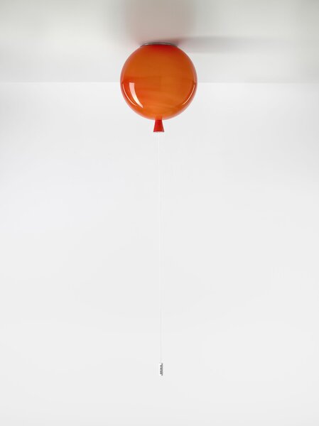 Brokis Stropní svítidlo Memory Ceiling 250 PC878, 1xE27 Barva skla: Triplex opál, Koncovka: Černá, Povrchová úprava skla: Matovaný oboustranný povrch skloviny